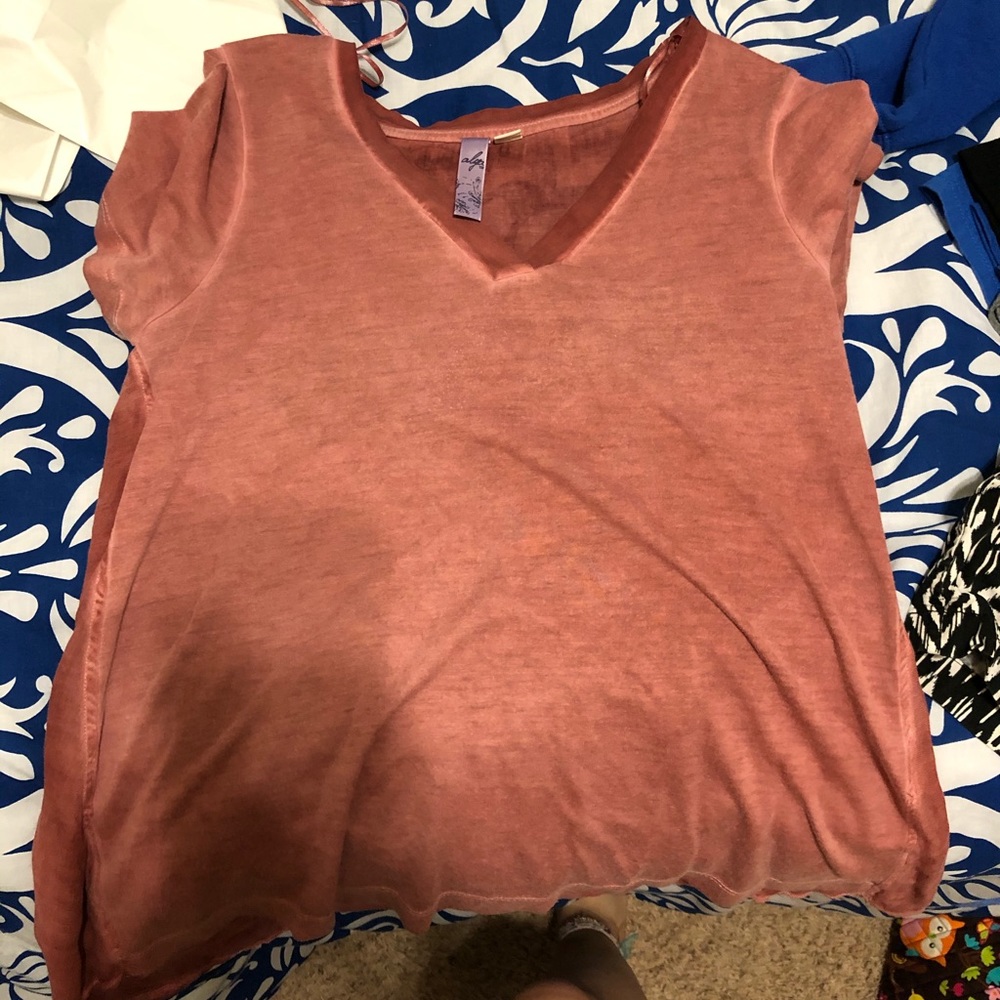 Dark pink blouse